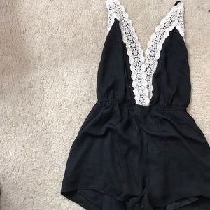 Sexy lace Romper